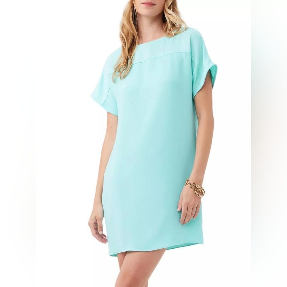 Trina Turk Hydee Shuft Dress White NWOT Sz  S